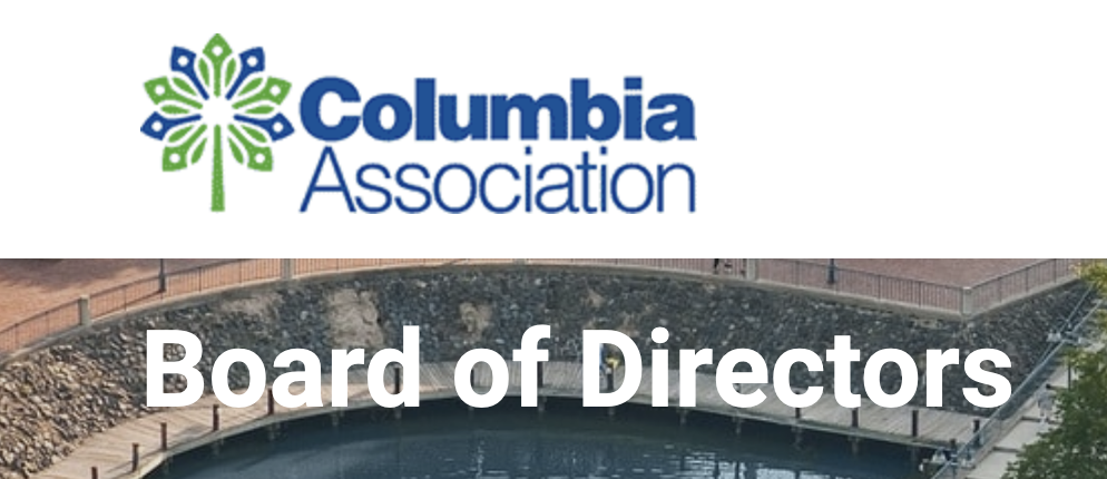 Columbia Assocation Board of Directors