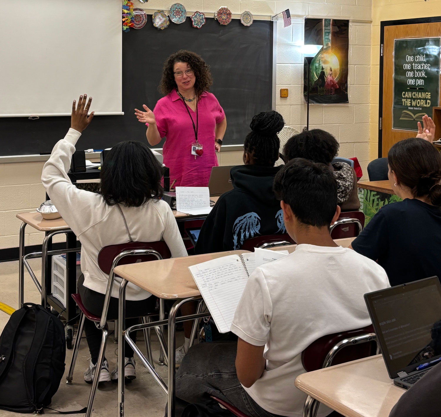 Amy Brooks teaching a class in Howard County